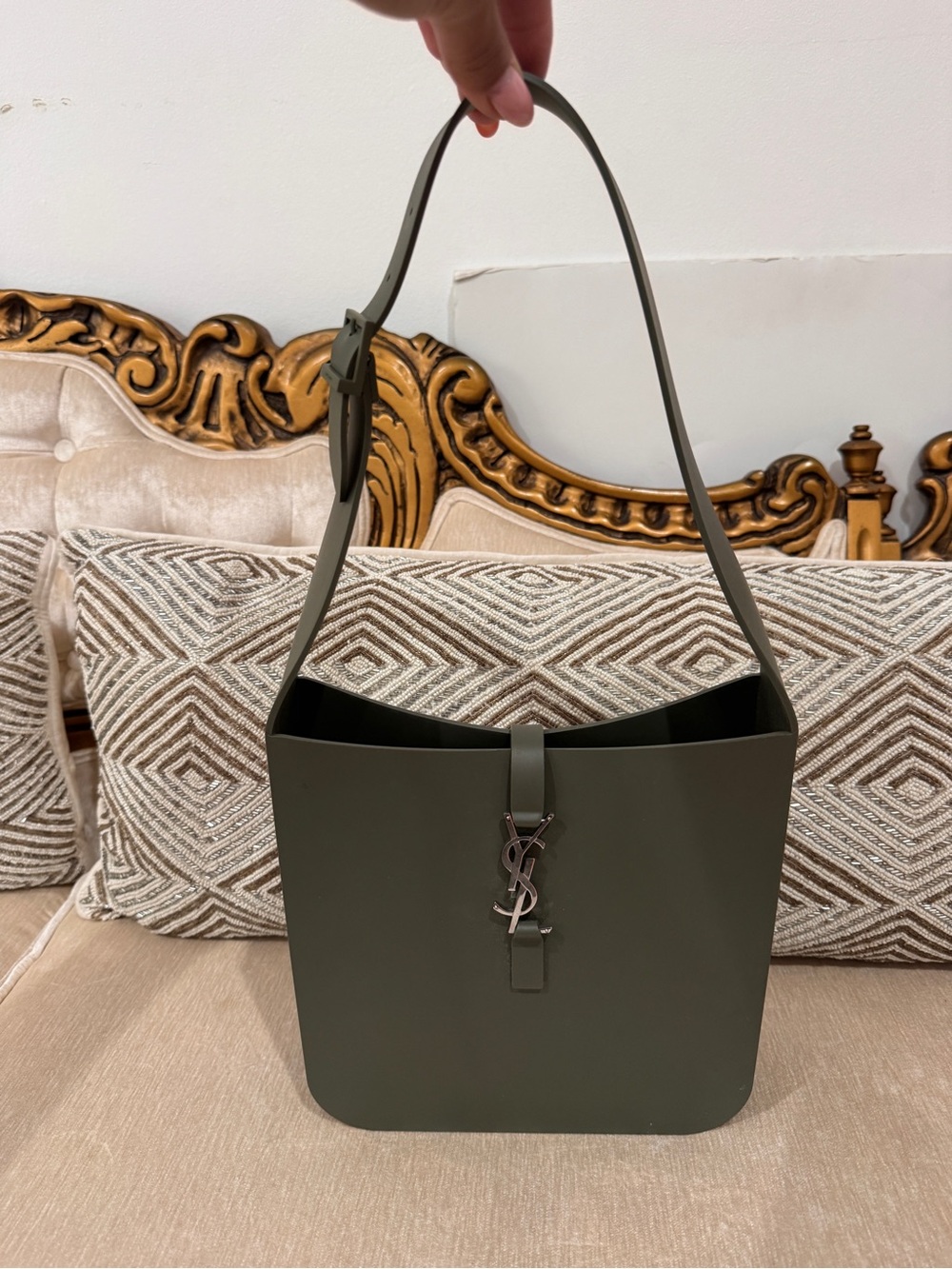 YSL Rubber shoulder bag